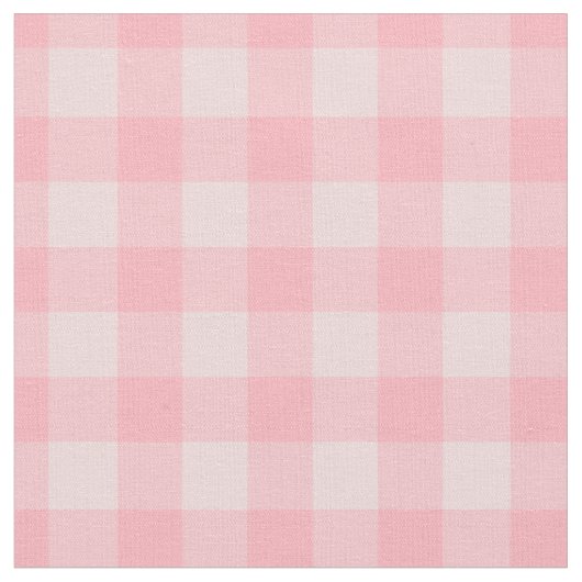 Retro rosa Gingham-karierter Muster-Hintergrund Stoff (Nahaufnahme)