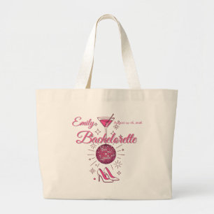 Retro Rosa Girls Gone Mild Junggesellinnenabschied Jumbo Stoffbeutel