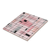 Retro rosa Gitter-und Fliese (Seite)