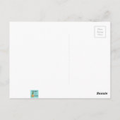 Retro Rosa Gitter und Sternexplosionen Postkarte (Rückseite)