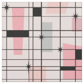 Retro rosa Gitter-und Stoff (Nahaufnahme)