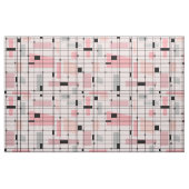 Retro rosa Gitter-und Stoff (Fat Quarter (45,7 x 55,9 cm))