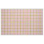 Retro-Rosa-Hahnentrittmuster-kariertes Muster Stoff (Fat Quarter (45,7 x 55,9 cm))