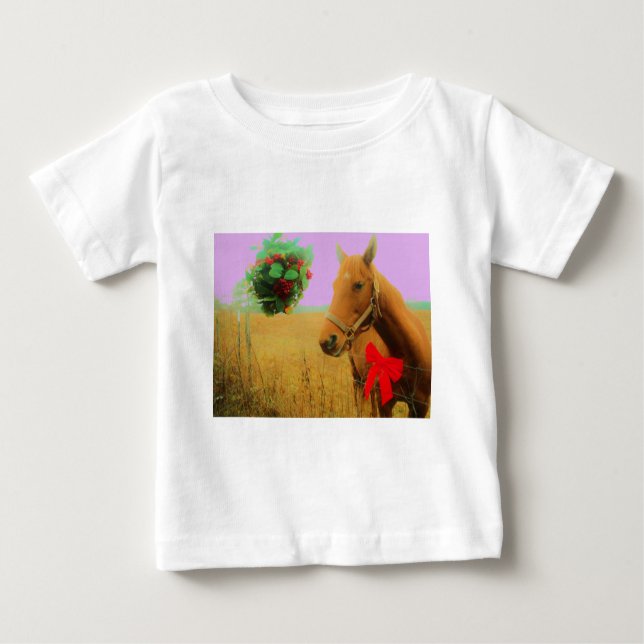 Retro Rosa Himmelskaffe Baby T-shirt (Vorderseite)