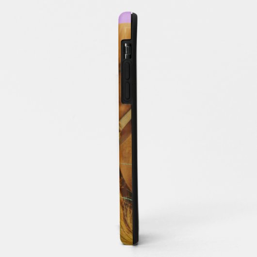 Retro Rosa Himmelskaffe Case-Mate iPhone Hülle (Hinten/Links)