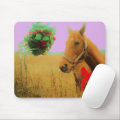 Retro Rosa Himmelskaffe Mousepad (Mit Mouse)