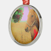 Retro Rosa Himmelskaffe Ornament Aus Metall (Links)