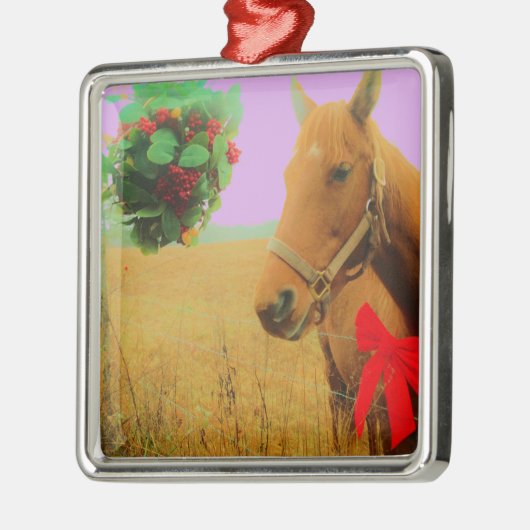 Retro Rosa Himmelskaffe Ornament Aus Metall (Links)