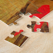 Retro Rosa Himmelskaffe Puzzle (Seite)