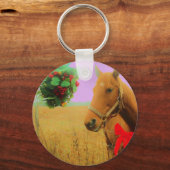 Retro Rosa Himmelskaffe Schlüsselanhänger (Vorderseite)