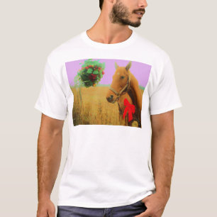 Retro Rosa Himmelskaffe T-Shirt