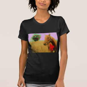 Retro Rosa Himmelskaffe T-Shirt