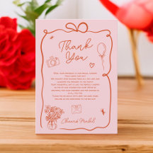 Retro rosa illustriertes Brautparty