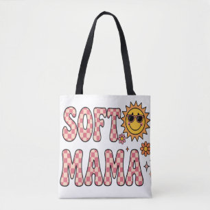 Retro Rosa Karo Soft Mama PNG - Cooler Sommer S Tasche