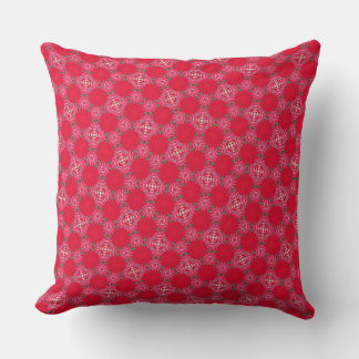 Retro-Rosa-Klee-Wurfkissen Kissen