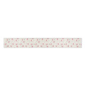 Retro rosa Mustergrosgrain-atomarband Ripsband (Vorderseite)