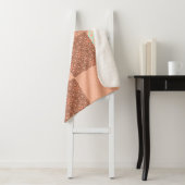 Retro Rosa Patchwork Sherpadecke (Beispiel)