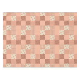 Retro Rosa Patchwork Tischdecke
