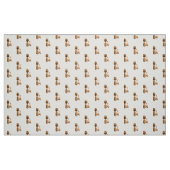 Retro rosa Pudel Stoff (Fat Quarter (45,7 x 55,9 cm))