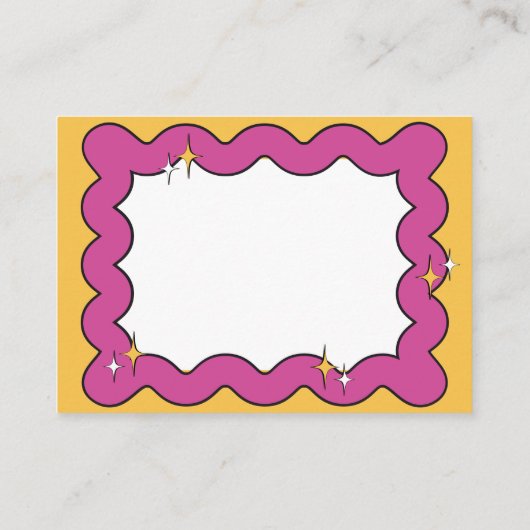 Retro Rosa Ratschläge & Wünsche Abschluss Begleitkarte (Rückseite)