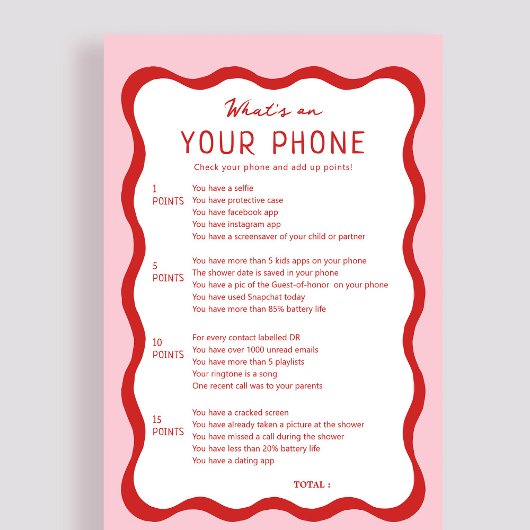 Retro Rosa Rot Was auf deinem Handyspiel ist