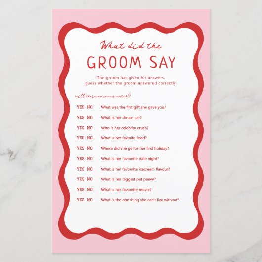 Retro Rosa Rot, was der Gräuel gesagt hat (Vorderseite)