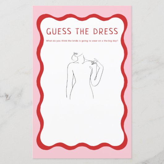 Retro Rosa roter Ratschlag, das Kleid Bridal Spiel (Vorderseite)