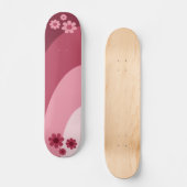 Retro-Rosa Skateboard (Vorderseite)