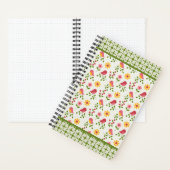 Retro Rosa Spring Birds Panel Journal Notizblock (Innen)