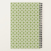 Retro Rosa Spring Birds Panel Journal Notizblock (Rückseite)