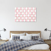 Retro-Rosa-Sternenexplosion auf Leinwand (Insitu (Schlafzimmer))