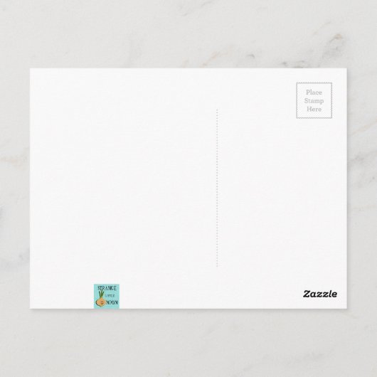 Retro Rosa Sternexplosionen Postkarte (Rückseite)