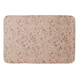 Retro rosa Terrazzo Marmormuster Badematte