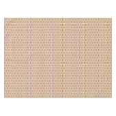 Retro rosa u. lila Blumenmuster Tischdecke (Vorderseite (Horizontal))