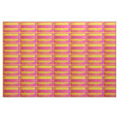 Retro-Rosa und gelbes Kassettenband Stoff (Fat Quarter (45,7 x 55,9 cm))