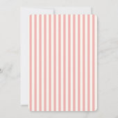 Retro-Rosa- und Grünhandschrift-Hochzeit Einladung (Rückseite)