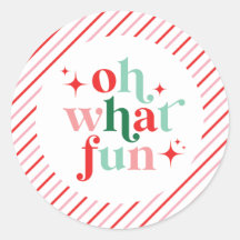 Retro Rosa und Rot Oh, was Spaß