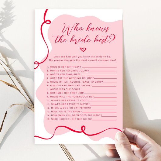 Retro rosa und rot Wer kennt das beste Spiel der B