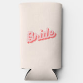 Retro Rosa und Rote Braut kann kühler Selters Dosenkühler (Vorderseite)