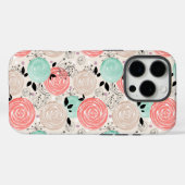 Retro, Rose Case-Mate iPhone Hülle (Rückseite (Horizontal))