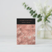 Retro Rose | Earring Display Card Visitenkarte (Stehend Vorderseite)