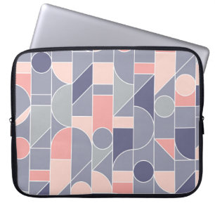 Retro Rose Grau Nahtlose Motif Laptopschutzhülle