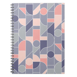Retro Rose Grau Nahtlose Motif Notizblock