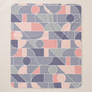 Retro Rose Grau Nahtlose Motif Sherpadecke