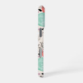 Retro, Rose iPhone Hülle (Rechte Seite)