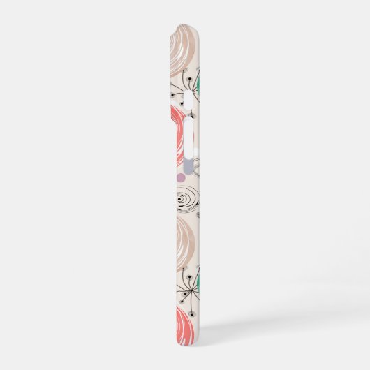 Retro, Rose iPhone Hülle (Linke Seite)