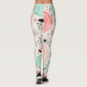 Retro, Rose Leggings (Rückseite)
