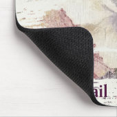 Retro-Rose-Polsterung Mousepad (Ecke)