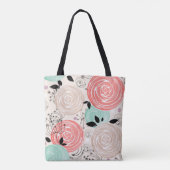 Retro, Rose Tasche (Rückseite)