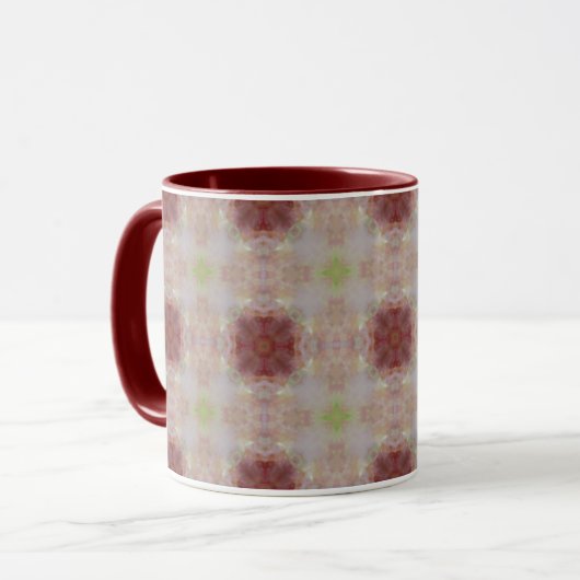 Retro-Rose Tasse (Vorderseite Links)